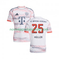 FC Bayern Mnichov Dres Thomas Muller 25 Venkovní Fotbalové Dresy pro Muže 2025-2026 Krátký rukáv