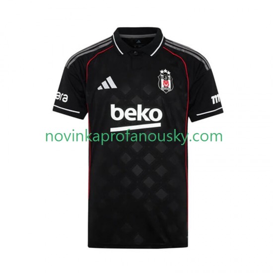 Besiktas Dres Alternativní Fotbalové Dresy pro Muže 2025-2026 Krátký rukáv
