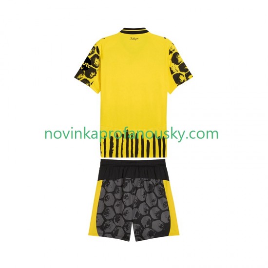 Borussia Dortmund Dres FIFA CWC Domácí Fotbalové Dresy pro Děti 2025 Krátký rukáv