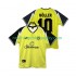 Borussia Dortmund Dres Moller 10 1995 1996 Retro Domácí Fotbalové Dresy pro Muže Krátký rukáv