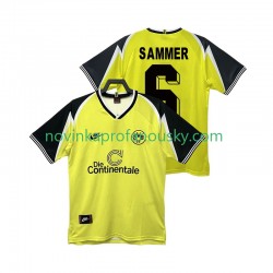 Borussia Dortmund Dres SAMMER 6 1995 1996 Retro Domácí Fotbalové Dresy pro Muže Krátký rukáv