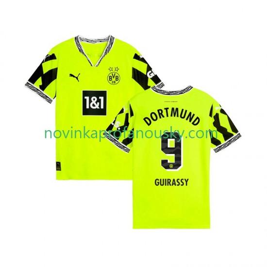 Borussia Dortmund Dres Serhou Guirassy 9 Special Domácí Fotbalové Dresy pro Muže 2024-2025 Krátký rukáv