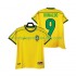 Brazílie Dres RONALDO 9 Retro Domácí Fotbalové Dresy pro Muže 1998 Krátký rukáv