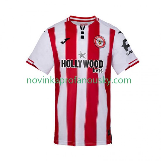 Dres Brentford Domácí Fotbalové Dresy pro Muže 2025-2026 Krátký rukáv