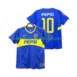 CA Boca Juniors Dres PEPSI 10 2003 Retro Domácí Fotbalové Dresy pro Muže 2004 Krátký rukáv