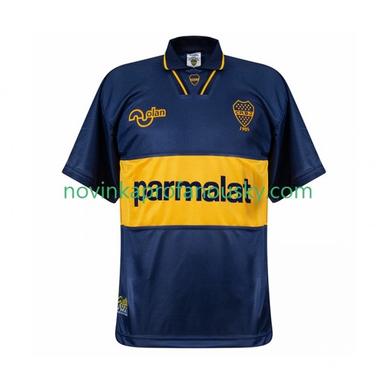 CA Boca Juniors Dres Retro Domácí Fotbalové Dresy pro Muže 1994 Krátký rukáv