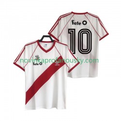 CA River Plate Dres 10 1986 Retro Domácí Fotbalové Dresy pro Muže Krátký rukáv