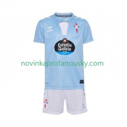 Celta de Vigo Dres Domácí Fotbalové Dresy pro Děti 2025-2026 Krátký rukáv