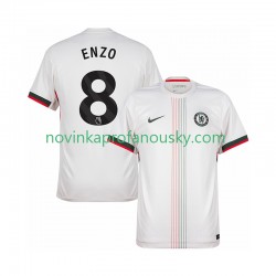 Chelsea Dres Enzo Fernandez 8 Venkovní Fotbalové Dresy pro Muže 2025-2026 Krátký rukáv