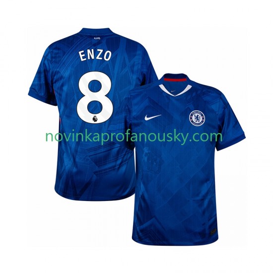 Chelsea Dres Enzo Fernandez 8 Domácí Fotbalové Dresy pro Muže 2025-2026 Krátký rukáv