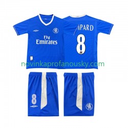 Chelsea Dres LAMPARD 8 2003 2005 Retro Domácí Fotbalové Dresy pro Děti Krátký rukáv