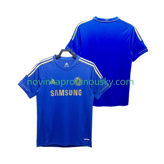 Chelsea Dres 2012 2013 Retro Domácí Fotbalové Dresy pro Muže Krátký rukáv