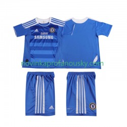 Chelsea Dres 2012 Retro Domácí Fotbalové Dresy pro Děti 2011 Krátký rukáv