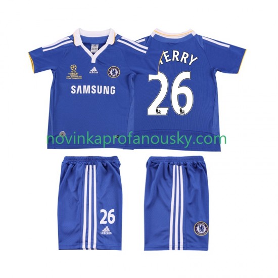 Chelsea Dres TERRY 26 2007 Retro Domácí Fotbalové Dresy pro Děti 2008 Krátký rukáv