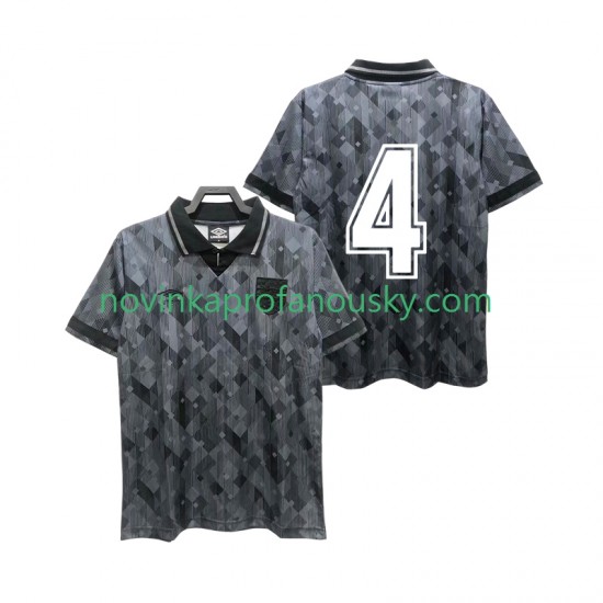 Anglie Dres 4 1990 Retro Venkovní Fotbalové Dresy pro Muže Krátký rukáv