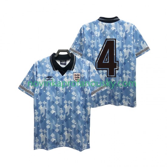 Anglie Dres 4 1990 Retro Alternativní Fotbalové Dresy pro Muže Krátký rukáv