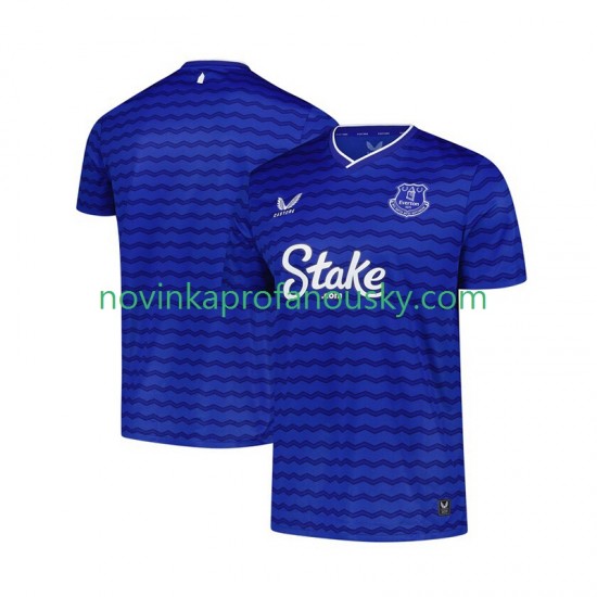 Everton Dres Domácí Fotbalové Dresy pro Muže 2025-2026 Krátký rukáv