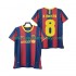 FC Barcelona Dres A INIESTA 8 Retro Domácí Fotbalové Dresy pro Muže 2011 2010 Krátký rukáv