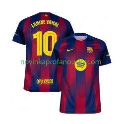 FC Barcelona Dres Lamine Yamal 10 Champions League Domácí Fotbalové Dresy pro Muže 2025-2026 Krátký rukáv