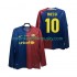FC Barcelona Dres Lionel Messi 10 Champions League 2009 Retro Domácí Fotbalové Dresy pro Muže 2008 Dlouhý rukáv