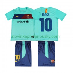 FC Barcelona Dres Lionel Messi 10 Retro Venkovní Fotbalové Dresy pro Děti 2011 2010 Krátký rukáv