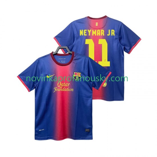 FC Barcelona Dres Neymar JR 11 2012 2013 Retro Domácí Fotbalové Dresy pro Muže Krátký rukáv