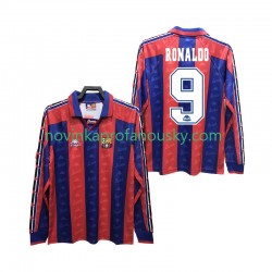 FC Barcelona Dres RONALDO 9 1996 1997 Retro Domácí Fotbalové Dresy pro Muže Dlouhý rukáv