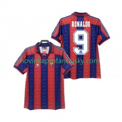 FC Barcelona Dres RONALDO 9 1996 1997 Retro Domácí Fotbalové Dresy pro Muže Krátký rukáv