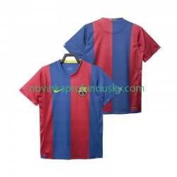 FC Barcelona Dres 2007 Retro Domácí Fotbalové Dresy pro Muže 2006 Krátký rukáv