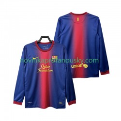 FC Barcelona Dres 2012 2013 Retro Domácí Fotbalové Dresy pro Muže Dlouhý rukáv