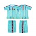 FC Barcelona Dres 1996 1997 Retro Venkovní Fotbalové Dresy pro Děti Krátký rukáv