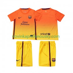 FC Barcelona Dres 2012 2013 Retro Venkovní Fotbalové Dresy pro Děti Krátký rukáv