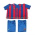 FC Barcelona Dres 2005 Retro Domácí Fotbalové Dresy pro Děti 2004 Krátký rukáv