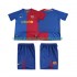 FC Barcelona Dres 2009 Retro Domácí Fotbalové Dresy pro Děti 2008 Krátký rukáv
