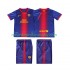 FC Barcelona Dres 2012 2013 Retro Domácí Fotbalové Dresy pro Děti Krátký rukáv