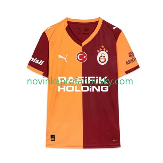 Galatasaray Dres Domácí Fotbalové Dresy pro Muže 2025-2026 Krátký rukáv