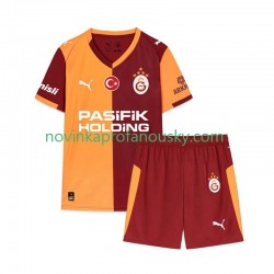 Galatasaray Dres Domácí Fotbalové Dresy pro Děti 2025-2026 Krátký rukáv