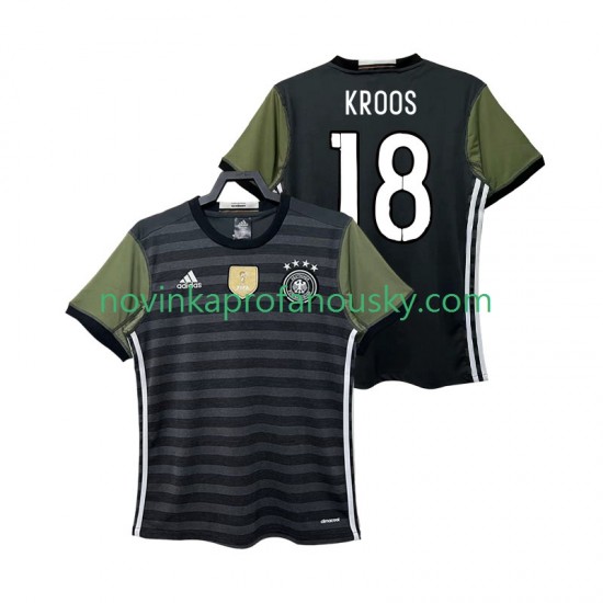 Německo Dres KROOS 18 2016 Retro Venkovní Fotbalové Dresy pro Muže Krátký rukáv