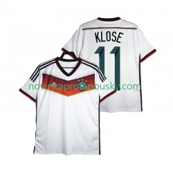 Německo Dres Klose 11 2014 Retro Domácí Fotbalové Dresy pro Muže Krátký rukáv