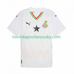 Ghana Dres Domácí Fotbalové Dresy pro Muže 2025 Krátký rukáv