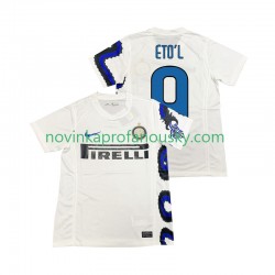 Inter Milán Dres ETOL 9 Retro Venkovní Fotbalové Dresy pro Muže 2011 2010 Krátký rukáv