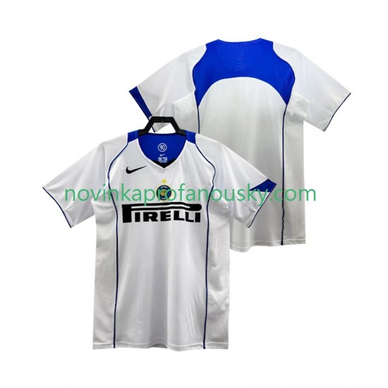 Inter Milán Dres 2005 Retro Venkovní Fotbalové Dresy pro Muže 2004 Krátký rukáv