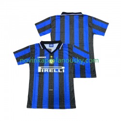 Inter Milán Dres 1997 Retro Domácí Fotbalové Dresy pro Muže 1998 Krátký rukáv