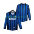 Inter Milán Dres Retro Domácí Fotbalové Dresy pro Muže 1998 1999 Dlouhý rukáv
