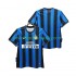 Inter Milán Dres 2009 Retro Domácí Fotbalové Dresy pro Muže 2010 Krátký rukáv