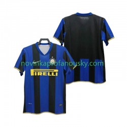 Inter Milán Dres Champions League 2009 Retro Domácí Fotbalové Dresy pro Muže 2008 Krátký rukáv