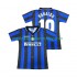 Inter Milán Dres Ronaldo 10 1997 Retro Domácí Fotbalové Dresy pro Muže 1998 Krátký rukáv