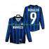 Inter Milán Dres Ronaldo 9 Retro Domácí Fotbalové Dresy pro Muže 1998 1999 Dlouhý rukáv