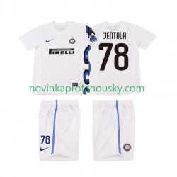 Inter Milán Dres VENTOLA 78 Retro Venkovní Fotbalové Dresy pro Děti 2011 2010 Krátký rukáv