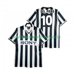 Juventus Dres DEL PIERO 10 1995 1996 Retro Domácí Fotbalové Dresy pro Muže Krátký rukáv